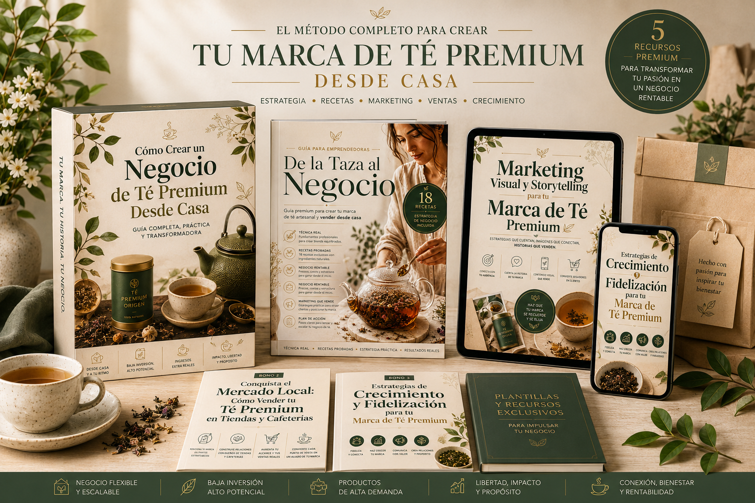 Como crear un negocio de Té premium desde casa